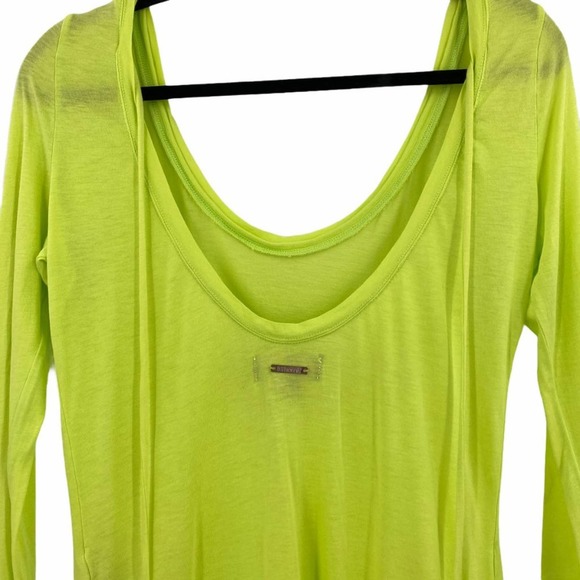 NEW Koral Lime Green Yellow Cool Down Top - Picture 5 of 13